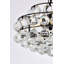 Luminaire suspendu à niveaux unique à 3 lumières avec détails en cristal Kieron-700501190-700501185