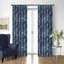 Palomino Denim Cotton Pinch Pleat Drapery Panel Set of 2-268574334