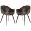 Chaise avec accoudoirs à garniture piquée-1726822994