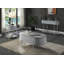 Grey High Gloss And Chrome Coffee Table