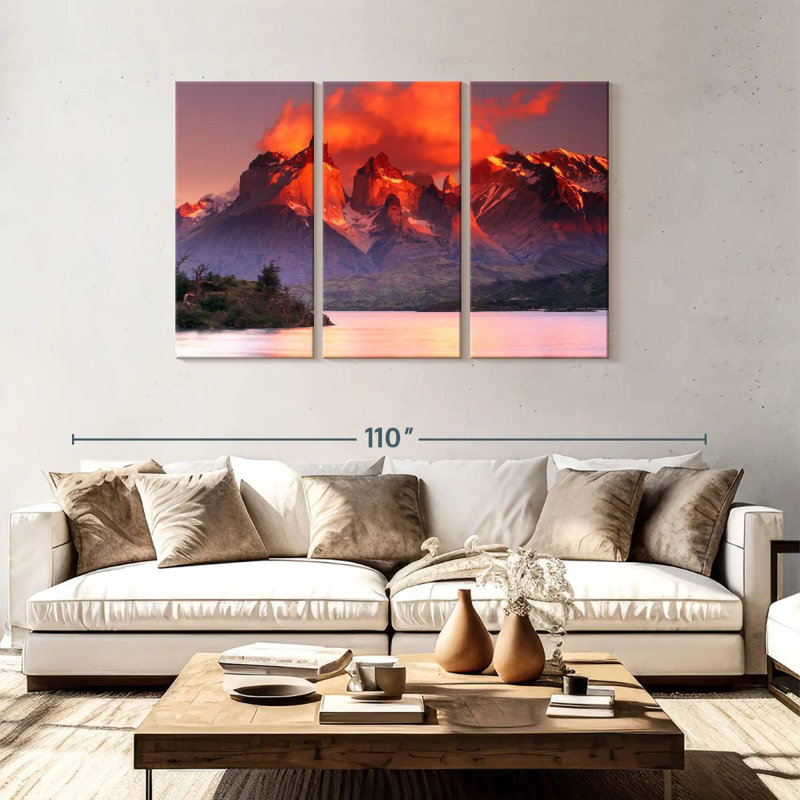 Alvord Fiery Peaks, H 48 po x l 74 po
