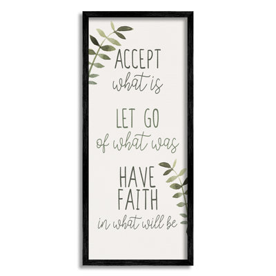 Accept and Have Faith par Kim Allen