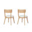 Chaises de salle à manger rembourrées Titus