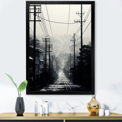 Lignes argentées brouillard électrique I