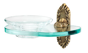Porte-savon Ribbon and Reed, Antique poli