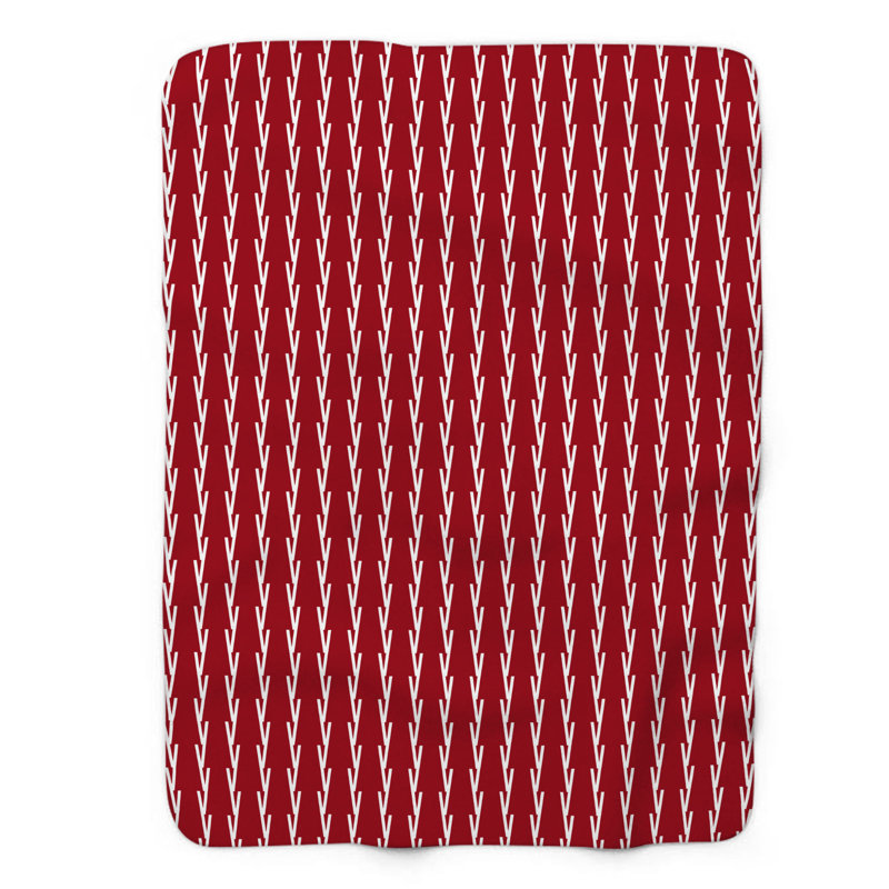 Ruby Lines - 1 pièce Sherpa Premium Couverture 0221, L 60 po x L 80 po