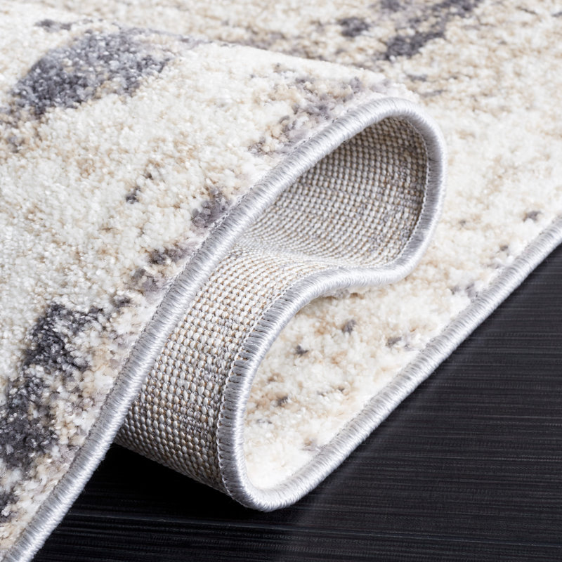 Hanka Performance Abstract Rug, Square 6'7"