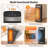 PTC Space Heater with Thermostat, Oscillation, and Timer, 16 Inch Portable-111151361