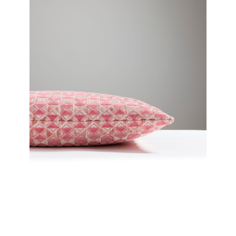 The MET x The House of Scalamandre Parlor Velvet Pillow, Sorbet