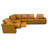Nangonpraiton Leather Match Power Recline Sectional-1469506925