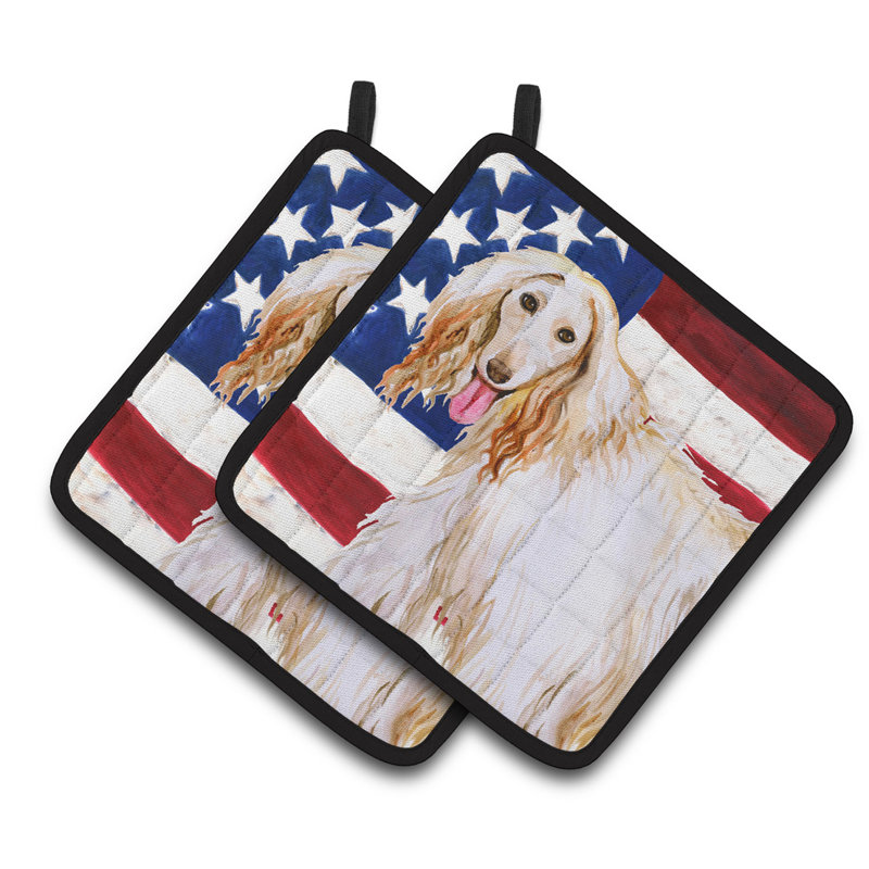 Cuisinier poignée caroline afghan hound patriotique