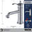 Single-Hole Single-handle Bathroom Faucet with Drain Assembly-87727957