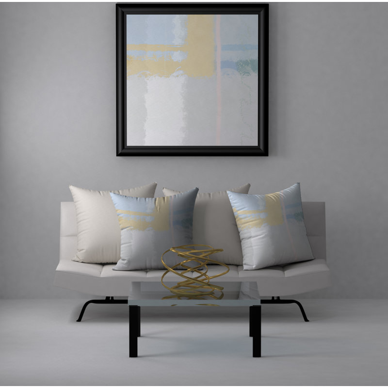  Housse et insert de coussin décoratif carré Smooth Trust, 18" x 18"