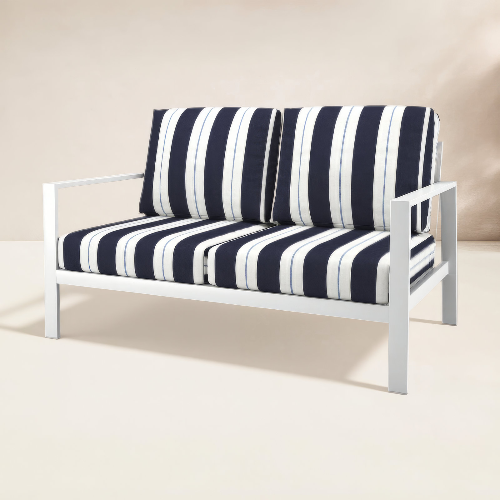 Townsend 55" Sunbrella® Patio Loveseat, Relate Harbor