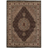 Handmade Silk and Wool Oriental Area Rug