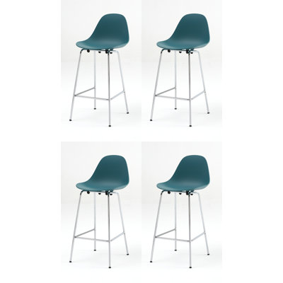 Counter Stool with Metal Frame