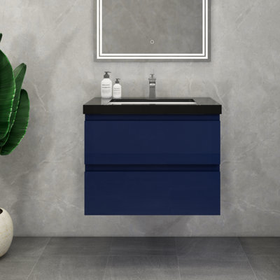 Ensemble de meuble-lavabo mural simple 30 po McConnico