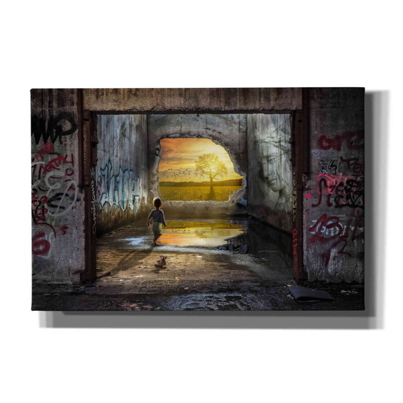 «The Great Beyond» par Alan, estampe numérique sur toile, H 12 po x l 18 po x P 0,75 po