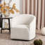 Fauteuil demi-tonneau pivotant de 32 po Charlisse-1213159592