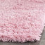 Tapis rose touffeté à la main Slusser-1532504556