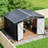 10*8FT Outdoor Storage Shed with Updated Frame Structure for Patio Garden Lawn-124954183