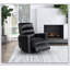 Fauteuil oscillant inclinable avec mouvement pivotant et revêtement en similicuir respirant pour un confort de salon luxueux-1186532936