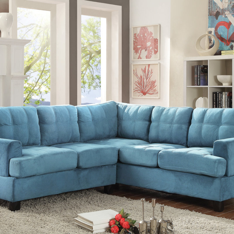 Canapé modulaire Glory Furniture Sandridge G518B-SC, Bleu aqua