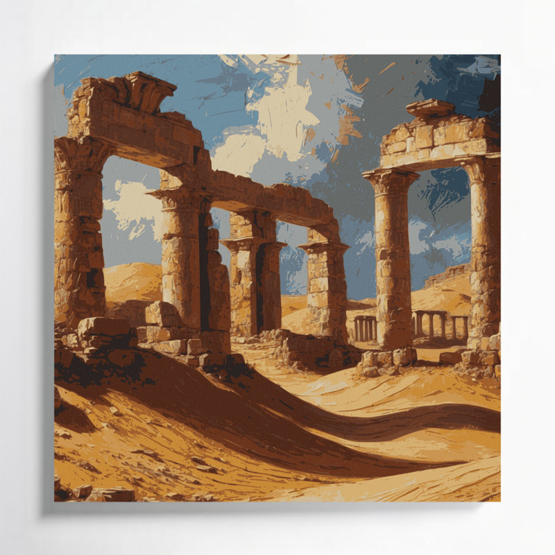 Art mural sur toile Sci Fi Desert