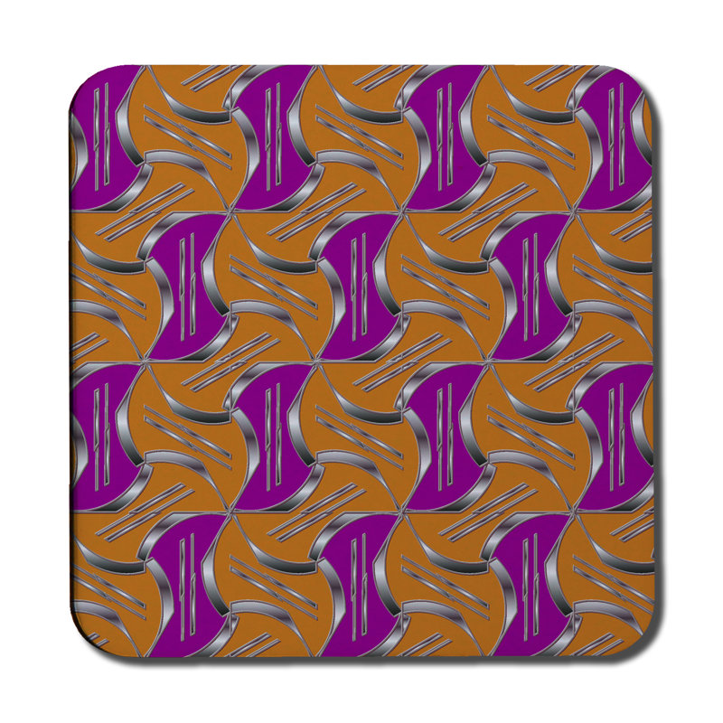 Square 6 Piece Coaster Set