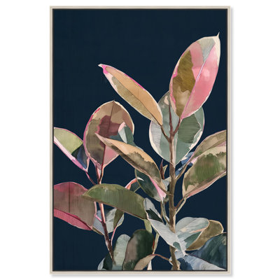 Fuchsia Frond II Canvas Natures Art Prints by Art Remedy