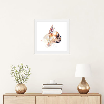 Imprimé « Frenchie » par Edwatercolours