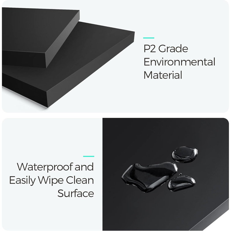 4-Piece Living Room Table Sets, Black