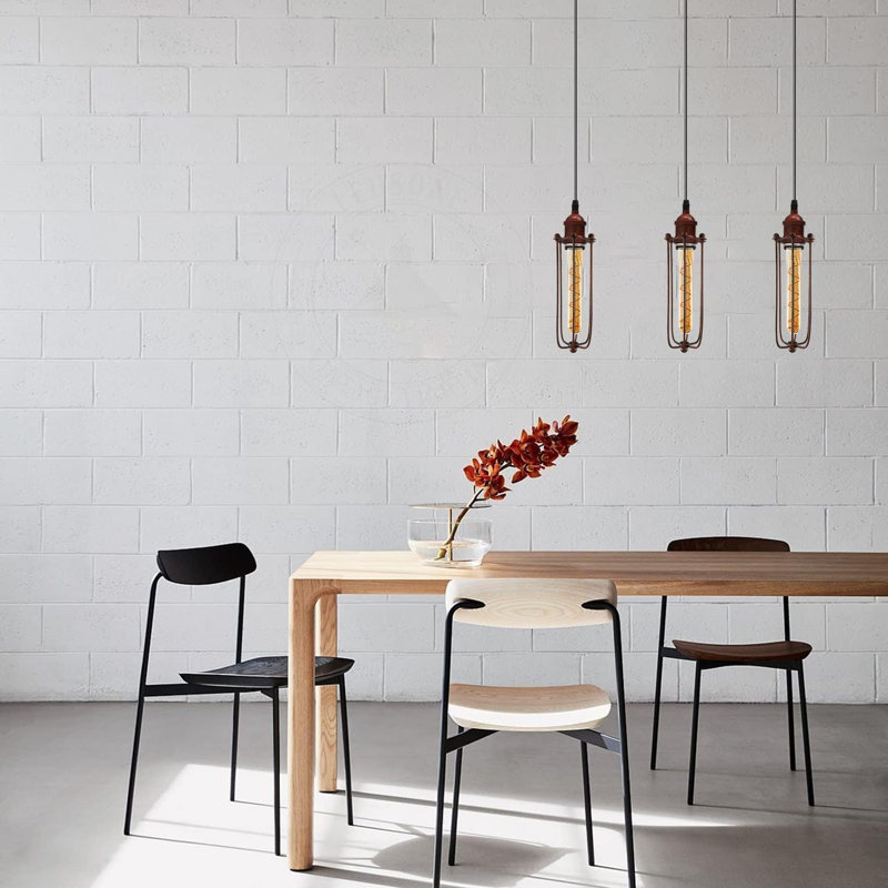 Annaluiza 3 - Light Pendant, Rustic Red