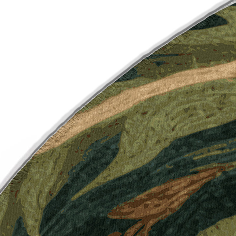 Tapis d'intérieur et d'extérieur vert Nature