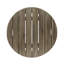 Table d'appoint d'extérieur 16 po en bois d'acacia, finition grise-1931506217