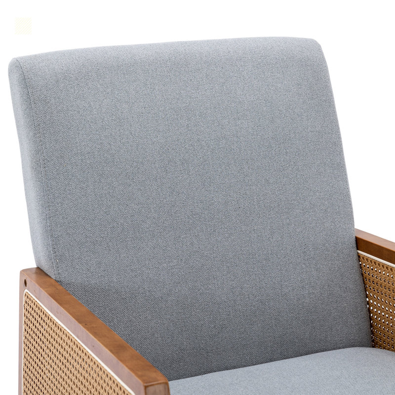 Chaise berçante Janise, Light Grey