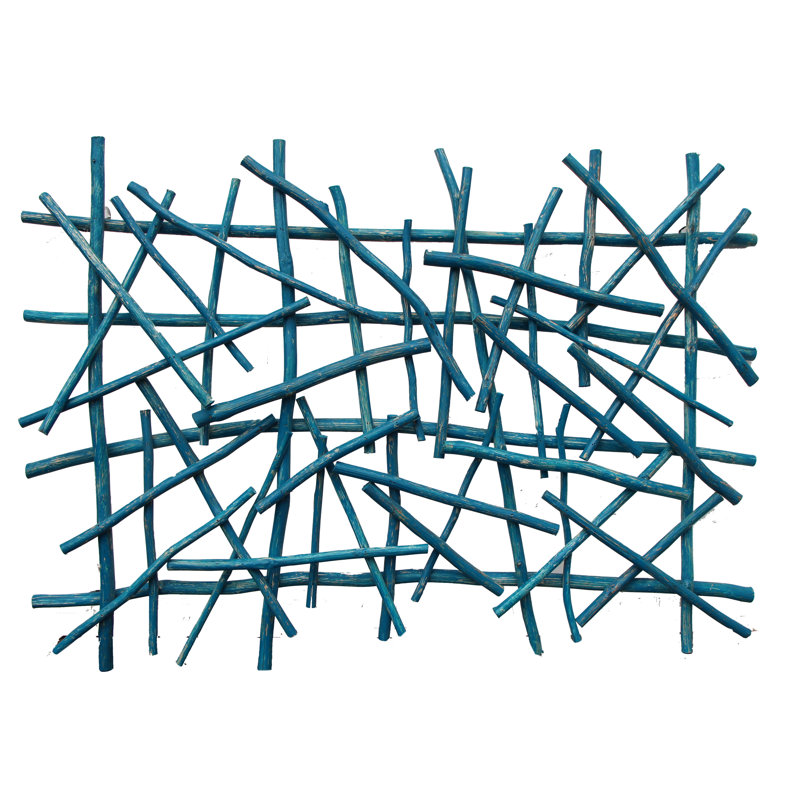 Décoration murale stick, Bleu