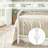 Vintage Style Metal Platform Bed Frame With Arch-Design Headboard And Footboard-145540711-145540698