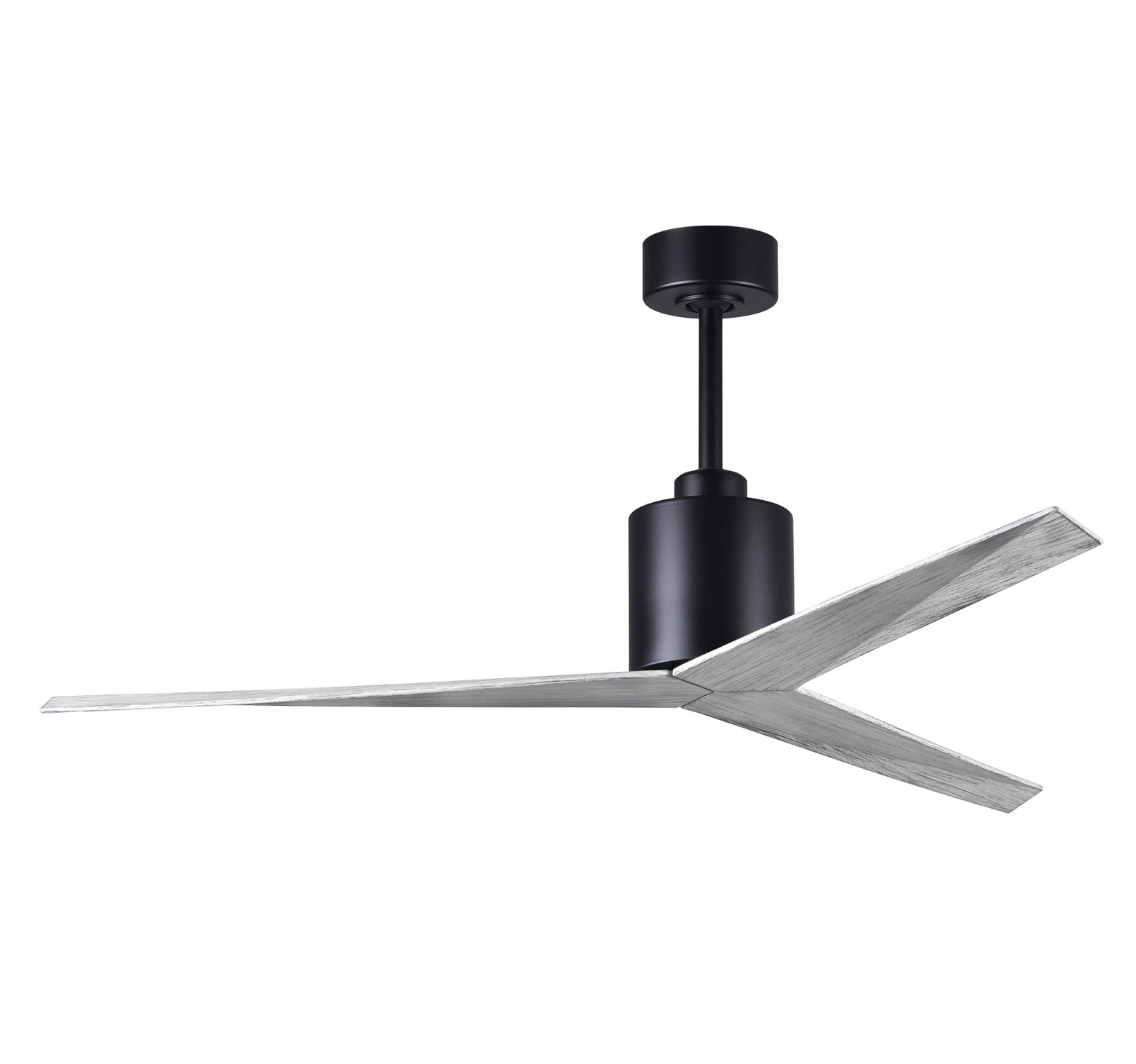 56'' 3 Blade Ceiling Fan, Barn Wood Tone, Matte Black