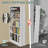 71" Metal Book Shelf,5 Tier Bookshelf With Adjustable Shelves,white Bookshleves And Bookcases,heavy Duty Library Book Case,modern Open Bookshelf For Living Room,bedroom,office (white)-1576894598-1576894713