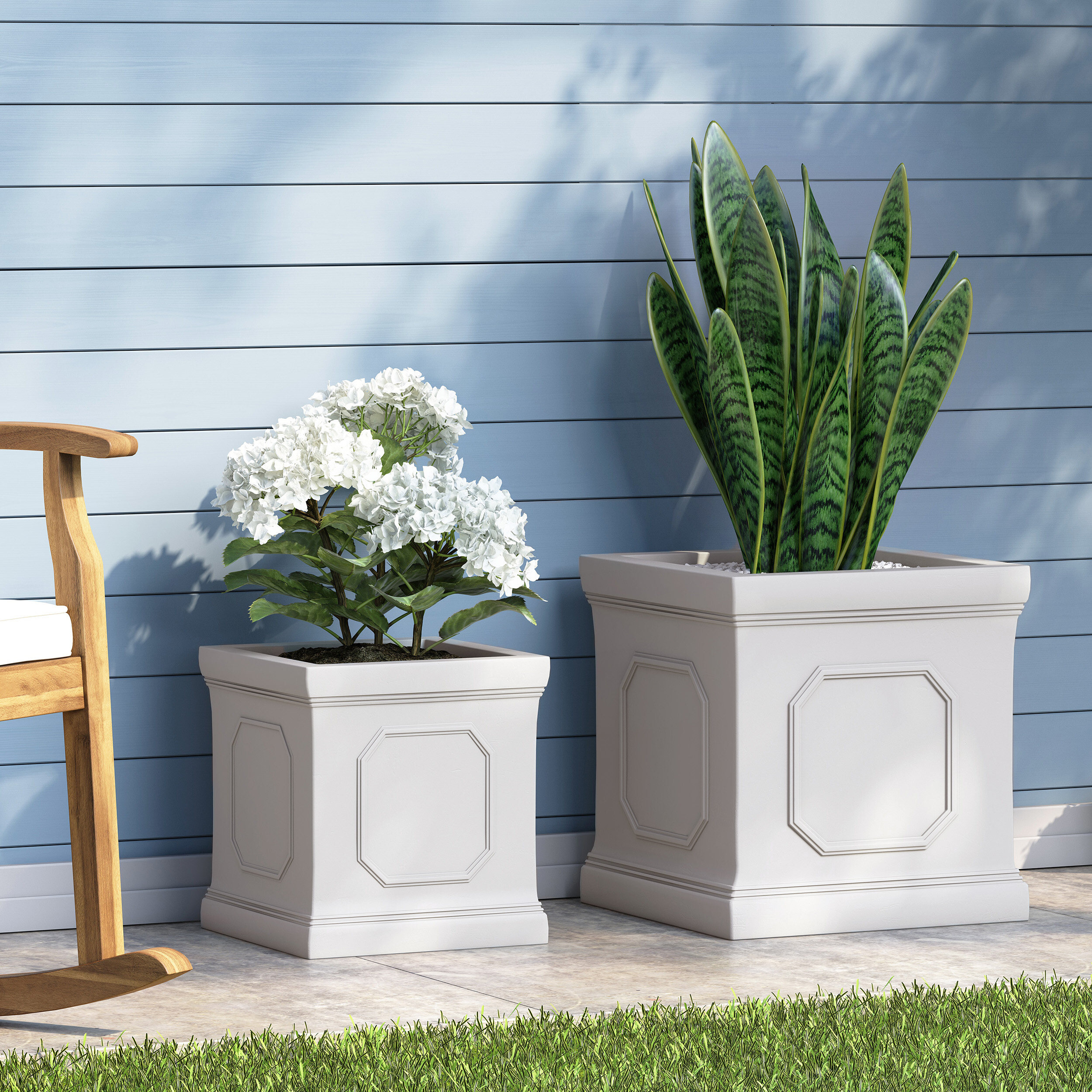 Ophelia Natural Extra-Large Planter + Reviews