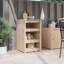  Kitchen Cabinet Brown 55 X 55 X 92 Cm Solid Pine Wood-107622922