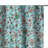  Athens Shower Curtain, Blue Microfiber Polyester, Jacobean Print