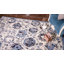 Tapis marocain gris clair / bleu clair-687170040