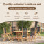 Garden Dining Set Folding Manual 7 Pcs-29148526
