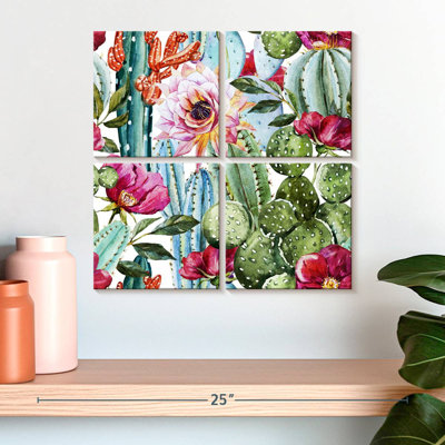 Fleurs de cactus colorées Harnek