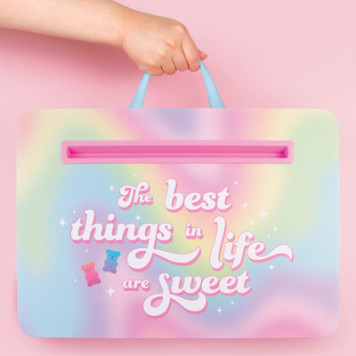 Ensemble de bureau et d'autocollants 3C4G: Life Is Sweet Lap