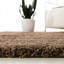 Tapis de couleur unie à poils longs Rizco Performance-966043477