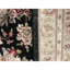 Hand-Knotted High-Quality Black and Taupe Area Rug