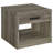 Zuria 22.25'' Tall Square End Table in Gray Driftwood